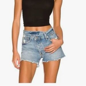 EB denim Jeanette crossover shorts